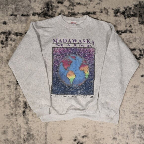Vintage Hanes Madawaska Maine Sweatshirt - Picture 1 of 5
